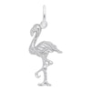 Thumbnail Image 1 of Rembrandt Charms® Standing Flamingo in Sterling Silver