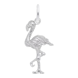 Rembrandt Charms® Standing Flamingo in Sterling Silver