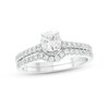 Thumbnail Image 1 of 1 CT. T.W. Diamond Bridal Set in 14K White Gold (I/I2)