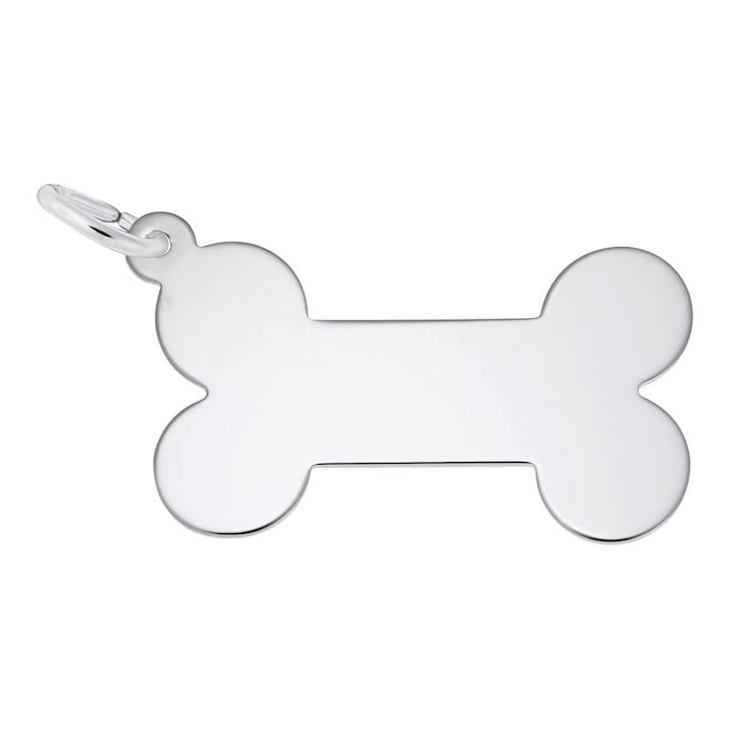 Main Image 1 of Rembrandt Charms® Bone Disc in Sterling Silver
