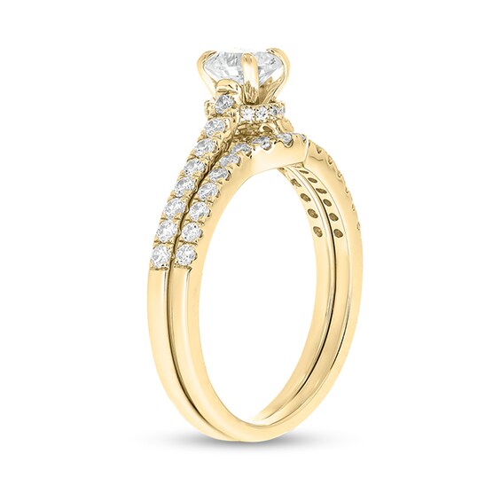 1 CT. T.w. Diamond Bridal Set in 14K Gold (I/I2)