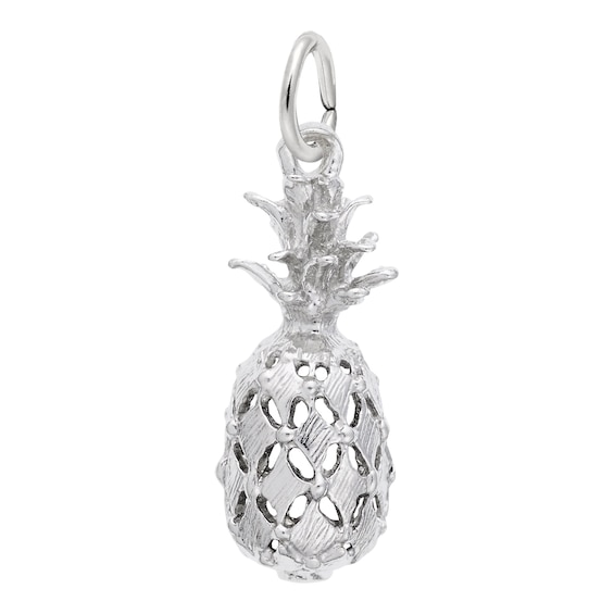 Rembrandt CharmsÂ® Pineapple in Sterling Silver