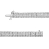 Thumbnail Image 2 of 1 CT. T.W. Diamond Collar Line Bracelet in Sterling Silver - 7.25"