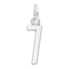 Thumbnail Image 1 of Rembrandt Charms® Number "7" in Sterling Silver