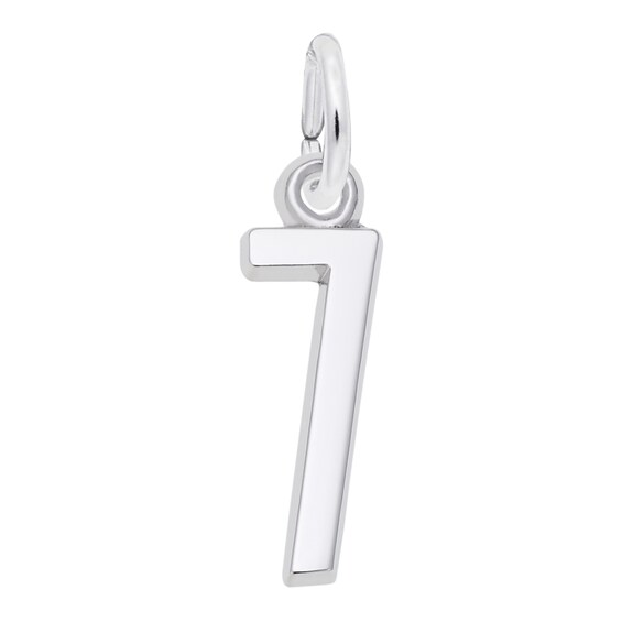 Rembrandt CharmsÂ® Number "7" in Sterling Silver