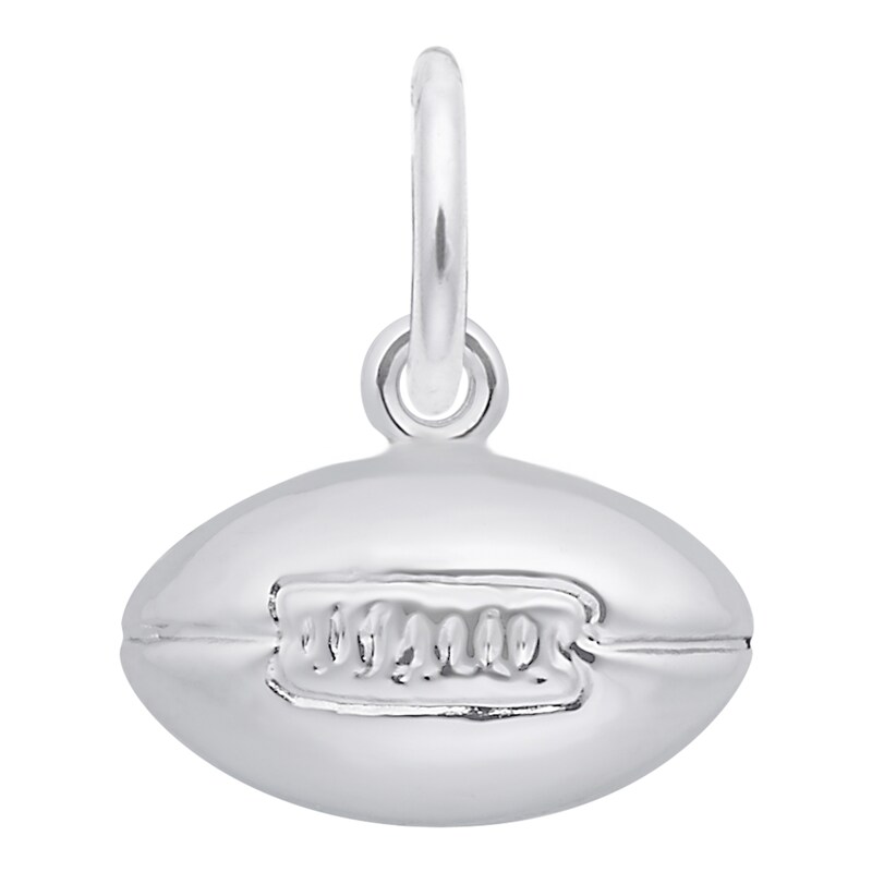 Main Image 1 of Rembrandt Charms® Puffed Football in Sterling Silver