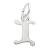 Thumbnail Image 1 of Rembrandt Charms® Cursive "I" Initial in Sterling Silver