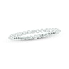 Thumbnail Image 1 of 1/2 CT. T.W. Diamond Scallop Eternity Band in 10K White Gold
