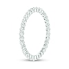 Thumbnail Image 2 of 1/2 CT. T.W. Diamond Scallop Eternity Band in 10K White Gold