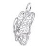 Thumbnail Image 1 of Rembrandt Charms® Filigree Butterfly in Sterling Silver
