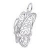 Thumbnail Image 0 of Rembrandt Charms® Filigree Butterfly in Sterling Silver