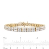 Thumbnail Image 3 of 10 CT. T.W. Diamond Double Row Line Bracelet in 14K Gold - 7.25"