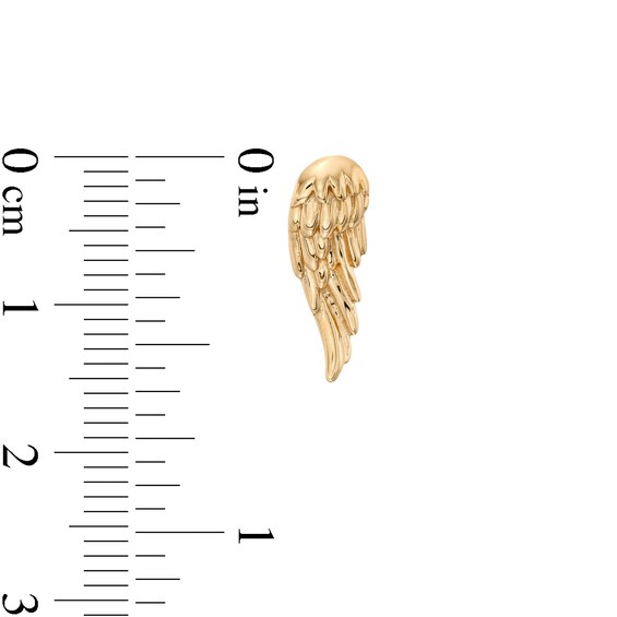 Angel Wings Stud Earrings in 10K Gold