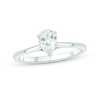Thumbnail Image 1 of 1/2 CT. T.W. Pear-Shaped Diamond Solitaire Engagement Ring in 14K White Gold (I/I2)