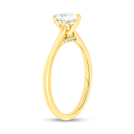 1/2 CT. T.w. Pear-Shaped Diamond Solitaire Engagement Ring in 14K Gold (I/I2)