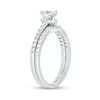 Thumbnail Image 2 of 1 CT. T.W. Oval Diamond Bridal Set in 14K White Gold (I/I2)