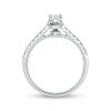 Thumbnail Image 3 of 1 CT. T.W. Oval Diamond Bridal Set in 14K White Gold (I/I2)