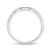 Thumbnail Image 4 of 1 CT. T.W. Oval Diamond Bridal Set in 14K White Gold (I/I2)