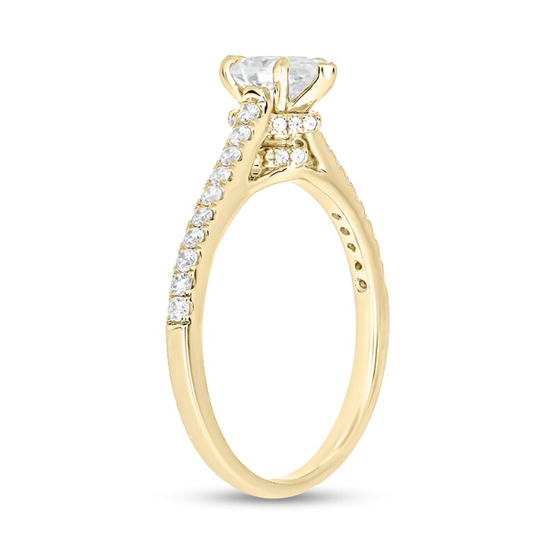 Main Image 2 of 3/4 CT. T.W. Pear-Shaped Diamond Engagement Ring in 14K Gold (I/I2)