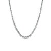 Thumbnail Image 1 of 4 CT. T.W. Diamond Graduate Riviera Necklace in 10K White Gold – 17"
