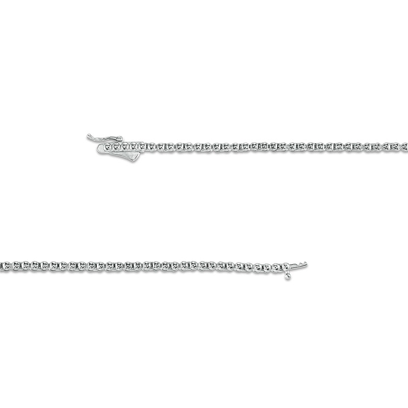 4 CT. T.W. Diamond Graduate Riviera Necklace in 10K White Gold – 17"