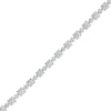Thumbnail Image 1 of 5 CT. T.W. Diamond Alternating Line Bracelet in 10K White Gold