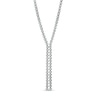 Thumbnail Image 1 of 4 CT. T.W. Diamond Double Row Y-Necklace in 10K White Gold - 17"