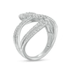 Thumbnail Image 3 of 3/4 CT. T.W. Diamond Double Loop Bypass Ring in 10K White Gold