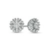 Thumbnail Image 1 of 3/4 CT. T.W. Diamond Snowflake Stud Earrings in 10K White Gold