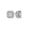 Thumbnail Image 1 of 3/4 CT. T.W. Cushion-Shaped Diamond Frame Stud Earrings in 10K White Gold