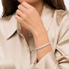 Thumbnail Image 2 of 10 CT. T.W. Composite Diamond Line Bracelet in 10K White Gold