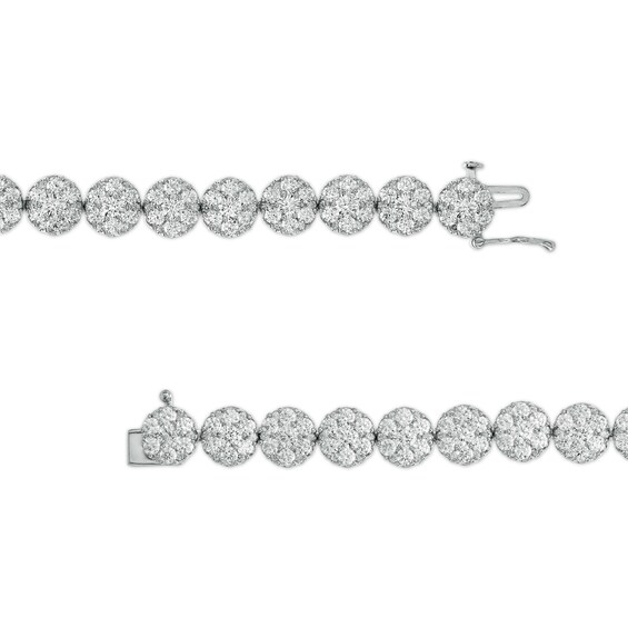 10 CT. T.w. Composite Diamond Line Bracelet in 10K White Gold
