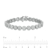 Thumbnail Image 4 of 10 CT. T.W. Composite Diamond Line Bracelet in 10K White Gold