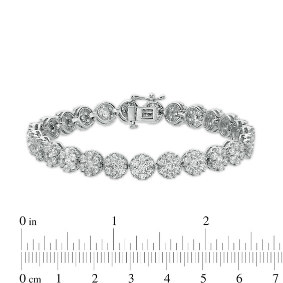 10 CT. T.w. Composite Diamond Line Bracelet in 10K White Gold