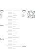 Thumbnail Image 3 of 1-1/2 CT. T.W. Certified Lab-Grown Diamond Solitaire Stud Earrings in 14K White Gold (F/SI2)