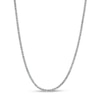 Thumbnail Image 0 of 1.2mm Diamond-Cut Round Box Chain Necklace in Hollow 14K White Gold - 18"