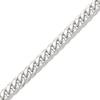 Thumbnail Image 0 of Men's 7.4mm Cuban Curb chain Necklace in Hollow 10K White Gold - 22"