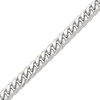 Thumbnail Image 0 of Men's 7.4mm Cuban Curb chain Necklace in Hollow 10K White Gold - 22"