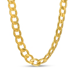 14K Real Gold Cuban Curb Link Chain Necklace For Men Women – JewelHeart