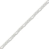 Thumbnail Image 0 of Men's 5.8mm Figaro Chain Necklace in Hollow 14K White Gold - 22"