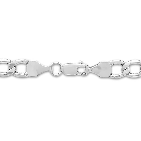 Men's 5.8mm Figaro Chain Necklace in Hollow 14K Gold