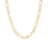 Thumbnail Image 1 of Men's 7.2mm Figaro Chain Necklace in Hollow 14K Gold - 24"