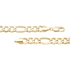 Thumbnail Image 1 of Men's 9.0mm Figaro Chain Necklace in Hollow 10K Gold - 26"