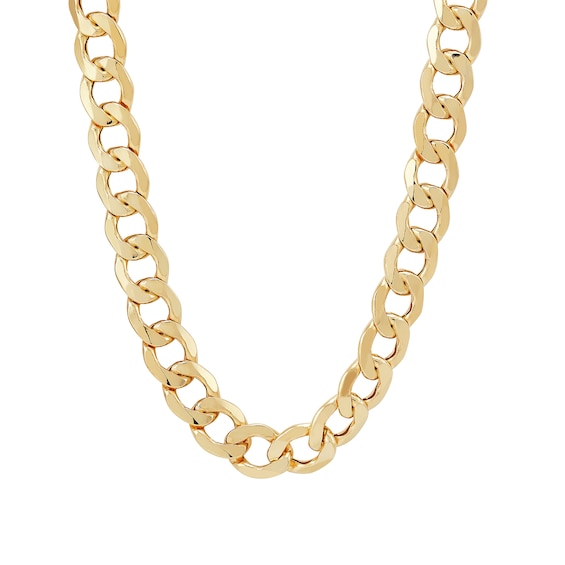 Zales Men's 7.6mm Curb Chain Necklace