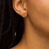 Thumbnail Image 2 of 6.0mm Citrine Solitaire Stud Earrings in 10K Gold