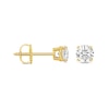 Thumbnail Image 1 of 1 CT. T.W. Diamond Solitaire Stud Earrings in 14K Gold (I/I2)