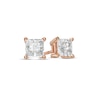 Thumbnail Image 1 of 1 CT. T.W. Princess-Cut Diamond Solitaire Stud Earrings in 14K Rose Gold (I/I2)