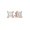 Thumbnail Image 0 of 1 CT. T.W. Princess-Cut Diamond Solitaire Stud Earrings in 14K Rose Gold (I/I2)