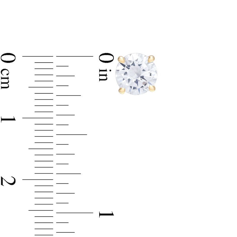 Main Image 2 of 2 CT. T.W. Diamond Solitaire Stud Earrings in 14K Gold (I/I2)