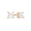 1/4 CT. T.W. Certified Princess-Cut Diamond Stud Earrings in 14K Gold (I/I1)